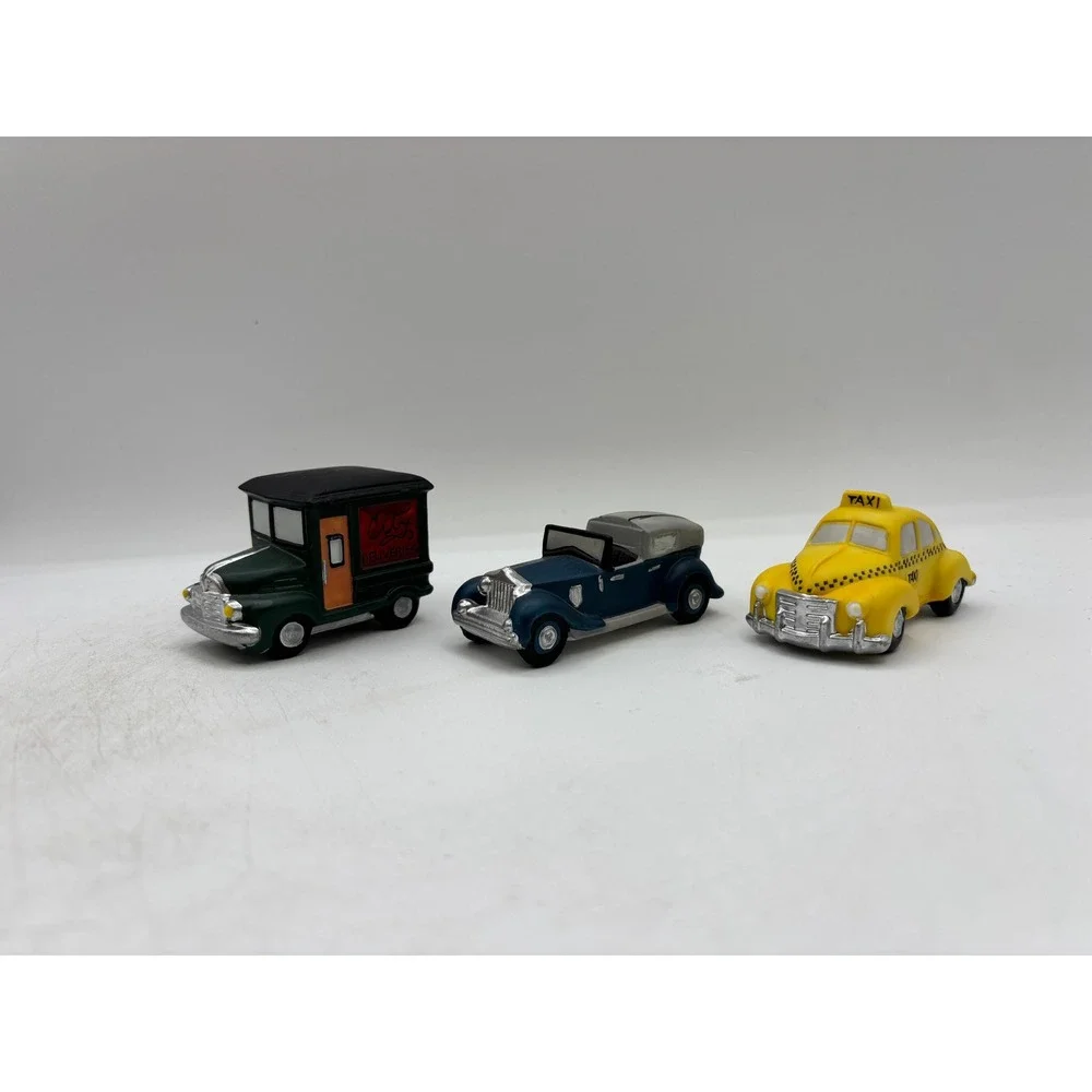 Department 56 1987 Vintage Heritage Village Auto Accessories Set of 3 5964-1 EUC